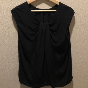Black Blouse with knot Size 4